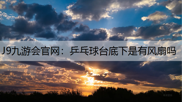 乒乓球台底下是有风扇吗